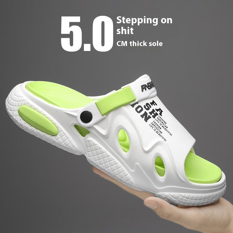 Slippers Men's Summer Outdoor Slip-on Sandals - Mom & Kids