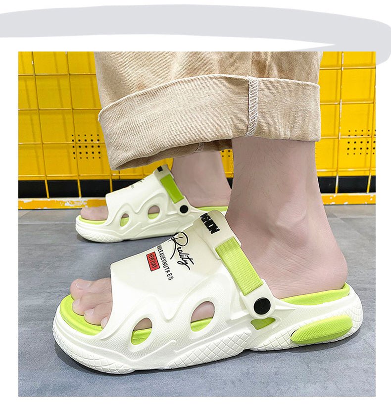 Slippers Men's Summer Outdoor Slip-on Sandals - Mom & Kids