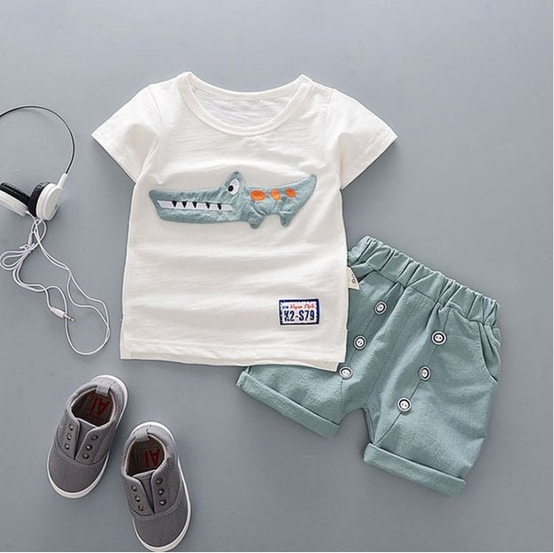 summer baby boys outfits sports (Available) - Mom & Kids