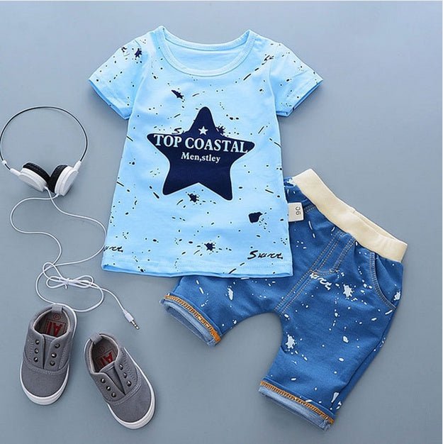 summer baby boys outfits sports (Available) - Mom & Kids