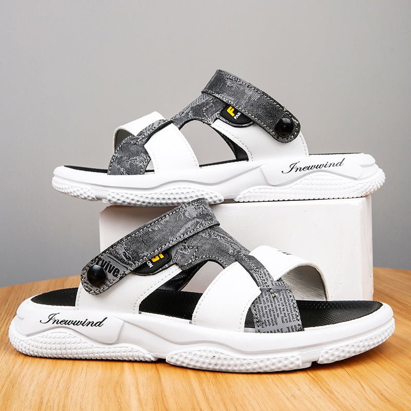 Summer Casual Outerwear Sandals And Slippers Beach Shoes Men - Mom & Kids