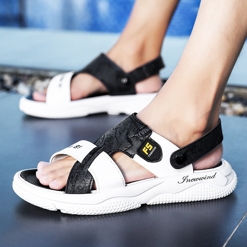 Summer Casual Outerwear Sandals And Slippers Beach Shoes Men - Mom & Kids