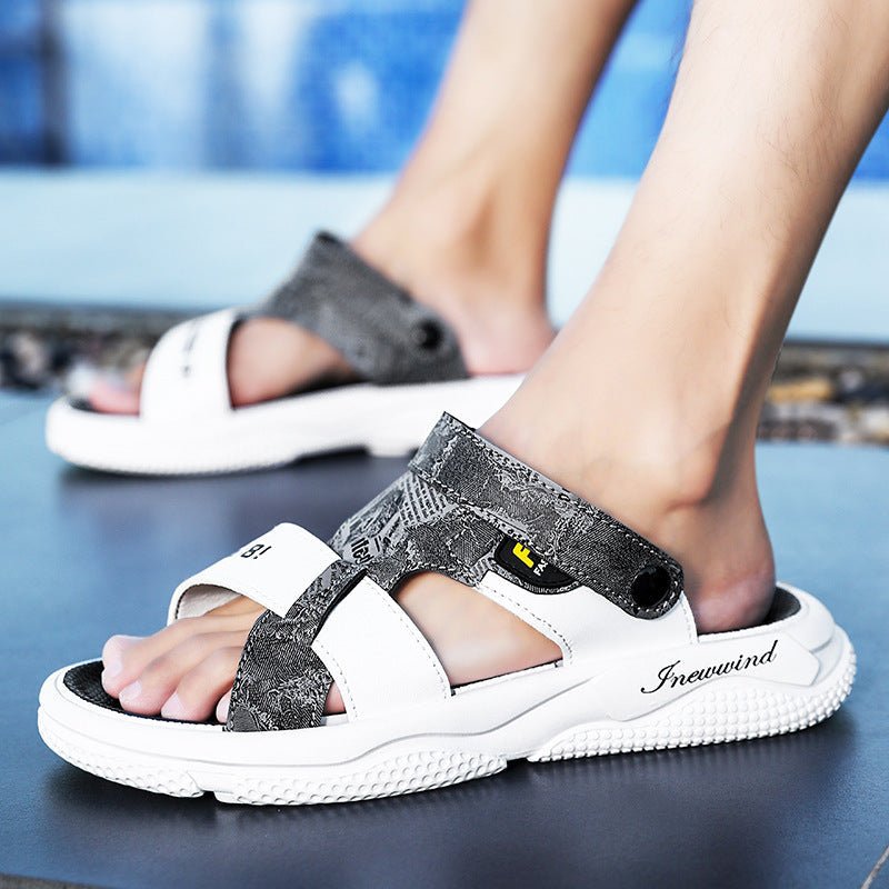 Summer Casual Outerwear Sandals And Slippers Beach Shoes Men - Mom & Kids