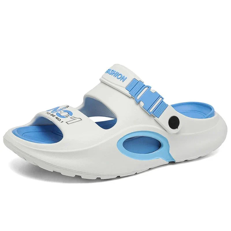 Summer Slippers for Men, Large Size Soft Comfortable Anti-slip Quick-drying, Casual Outdoor Beach Indoor New Style Sandals - Mom & Kids